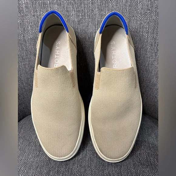 Rothy's The Original Slip On City Sneakers Sand Shoes Men’s Sz 9 Women’s Sz 10.5 - Picture 2 of 9